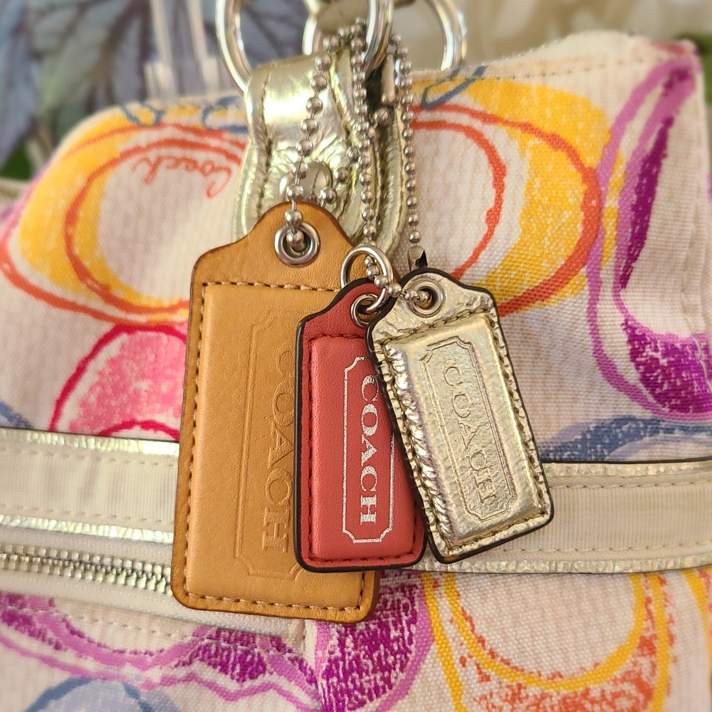 Coach Multicolor Poppy Tote - Large - Picture 6 of 11
